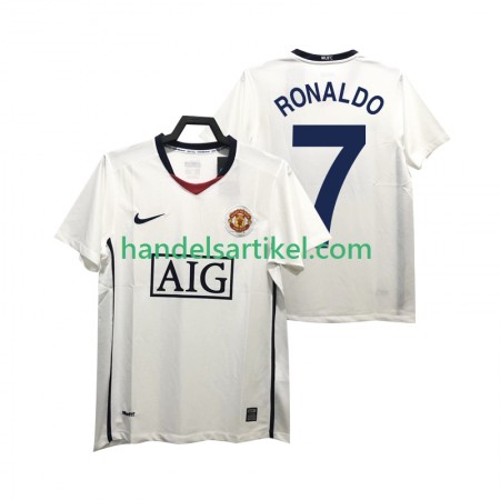 Manchester United Ronaldo 7 Premier League 2008 2009 Retro Auswärts Trikotsatz Kurzarm